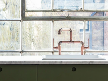 ELAN VITAL - 2 hole brass washbasin tap by The Watermark Collection - view 3